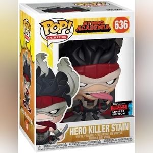 New in Box Funko Pop My Hero Academia Killer Stain 2019 NYCC Shared Exclusive